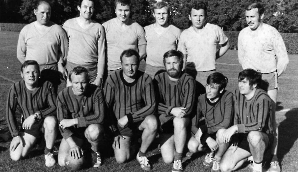 19700810 Fausball Ordnungshüter Feuerwehr, Kripo