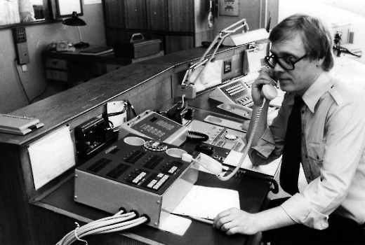 19770505 BF Einsatzzentrale Notruf Aschoff