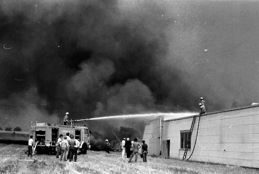 19830809 Feuer Rosdorf Saatgut