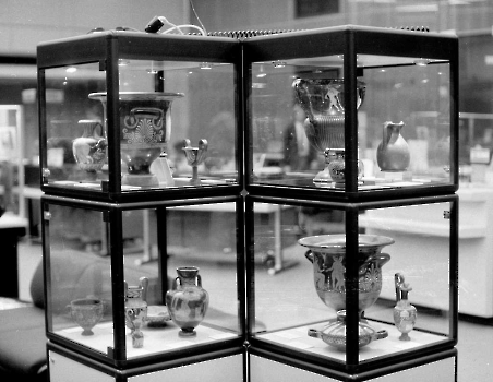 19871204 Griechische Vasen Uni Archäol. Museum 1