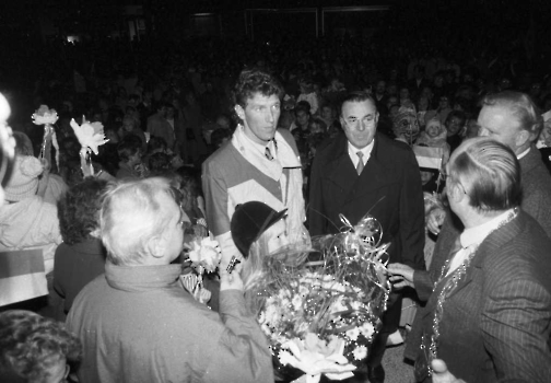 19881024 Ehrung Ludger Beerbaum, Landrat Rehbein