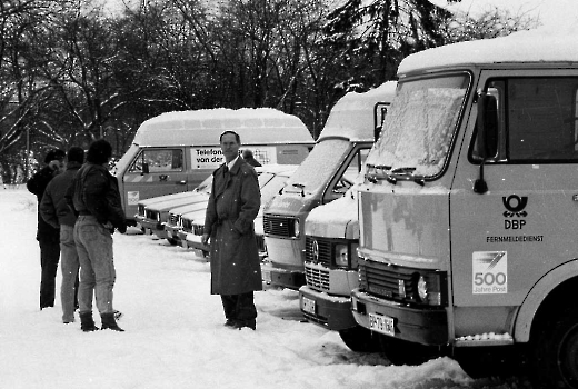 19910215 Fuhrpark der Post nach Magdeburg