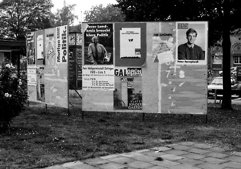 19911005 Kommunalwahl Wahlplakat