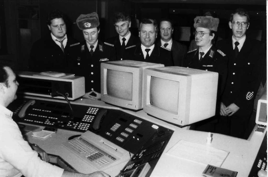 19900113 Besuch Berufsfeuerwehr